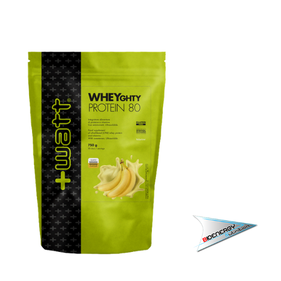 +Watt-WHEYGHTY PROTEIN 80  750 gr Doypack Banana  